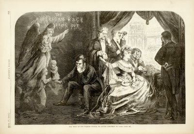The Wife of the Period - Suffer No Little Children to Come Unto Me, 1869 by Thomas Nast